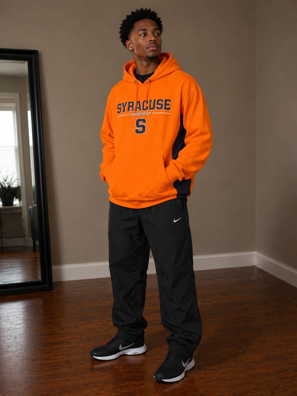 Syracuse University Orange Hooded Sweatshirt